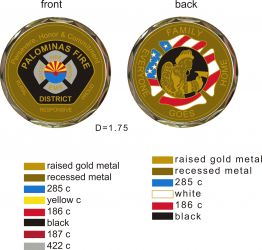 PALOMINAS FIRE DISTRICT CHALLENGE COIN